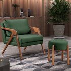 Poltrona Madeira Maciça Mona Luxo Verde