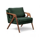 Poltrona Madeira Maciça Mona Luxo Verde