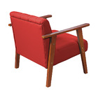 Poltrona Madri Sala Recepcao Revestimento Em Courino Sintetic