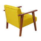 Poltrona Madri Sala Recepcao Revestimento Em Courino Sintetic