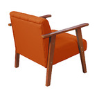 Poltrona Madri Sala Recepcao Revestimento Em Courino Sintetic