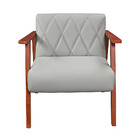 Poltrona Madri Sala Recepcao Revestimento Em Courino Sintetic