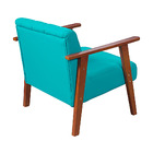 Poltrona Madri Sala Recepcao Revestimento Em Courino Sintetic