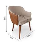 Poltrona Malbec Cadeira Decorativa Linho/composê Império