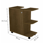 Poltrona Malta Recepção Tecido Suede - Bege