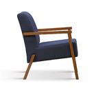 Poltrona Maracajá Com Tecido Poliéster - Azul Marinho