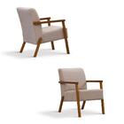 Poltrona Maracajá Com Tecido Poliéster - Bege