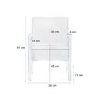 Poltrona Maracajá Com Tecido Poliéster - Preto