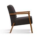 Poltrona Maracajá Com Tecido Poliéster - Preto