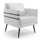 Poltrona Mari Corano Pés Palito De Ferro Preto D03 - D'rossi