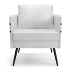 Poltrona Mari Corano Pés Palito De Ferro Preto D03 - D'rossi