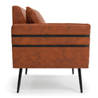 Poltrona Mari Corano Pés Palito De Ferro Preto D03 - D'rossi