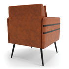 Poltrona Mari Corano Pés Palito De Ferro Preto D03 - D'rossi