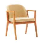 Poltrona Mariana Linho Mostarda