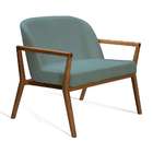 Poltrona Mariana Linho Verde 82 Cm