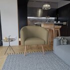 Poltrona Mariana Pés Palito  Tabaco