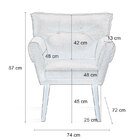 Poltrona Maricá Marrom