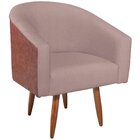 Poltrona Marilia Pés Palito Corano/linho Yescasa