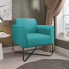 Poltrona Marisa Suede Base X Industrial Preta - D'rossi - Azu