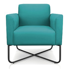 Poltrona Marisa Suede Base X Industrial Preta - D'rossi - Azu