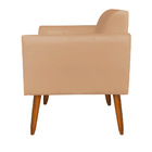 Poltrona Marisa Suede Caramelo Sisal Pes