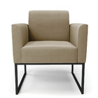 Poltrona Marisa Suede Marrom Rato