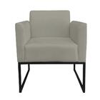 Poltrona Marisa Suede Marrom Rato