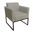 Poltrona Marisa Suede Marrom Rato