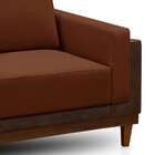 Poltrona Marrocos Veludo Terracota