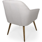 Poltrona Marselha Pés Palito Linho Cru