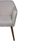 Poltrona Marselha Pés Palito Linho Cru