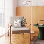 Poltrona Marti Bege E Nogueira