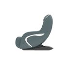 Poltrona Massageadora 3d Shiatsu Gravidade Zero Cinza Bivolt