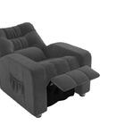 Poltrona Matrix Reclinável Azera - Veludo Chumbo