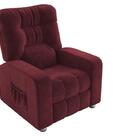 Poltrona Matrix Reclinável Azera - Veludo Vinho