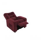 Poltrona Matrix Reclinável Azera - Veludo Vinho