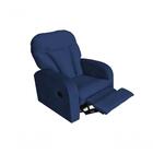 Poltrona Matrix Reclinável Bronco - Azul Veludo