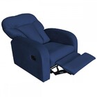 Poltrona Matrix Reclinável Bronco - Azul Veludo