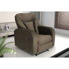 Poltrona Matrix Reclinável Bronco - Marrom  Veludo