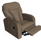 Poltrona Matrix Reclinável Bronco - Marrom  Veludo