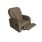 Poltrona Matrix Reclinável Bronco - Marrom  Veludo