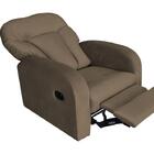 Poltrona Matrix Reclinável Bronco - Marrom  Veludo