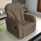 Poltrona Matrix Reclinável Bronco - Marrom  Veludo