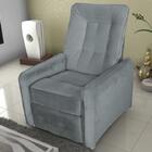 Poltrona Matrix Reclinável Sandero  - Cinza Light