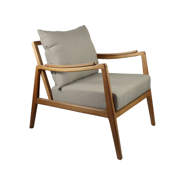 Poltrona Maya Agarb Decor Linho Bege