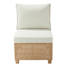 Poltrona Medena Rattan 79x60x78cm Cinza Naterial