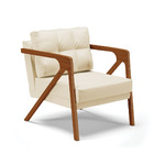 Poltrona Melissa Corino Base De Madeira Castanho D03 - D'ross