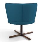 Poltrona Melissa Xis B-170 Veludo Azul Cobalto