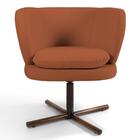 Poltrona Melissa Xis B-262 Veludo Telha