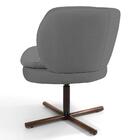 Poltrona Melissa Xis B-317 Veludo Cinza